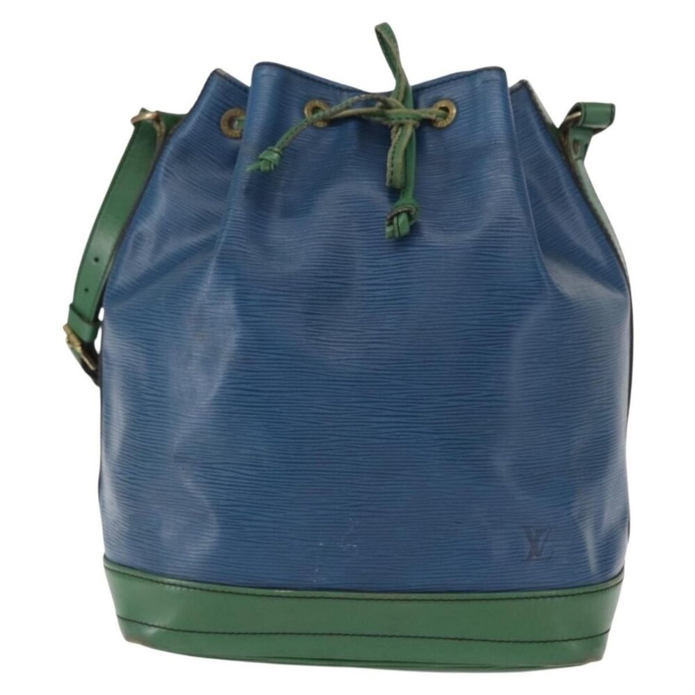 Authentic LOUIS VUITTON Epi Noe Shoulder Bag Bicolor Green Blue M44044 LV - Picture 5 of 16
